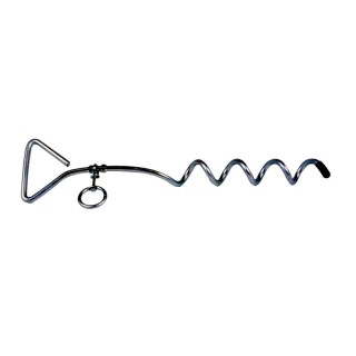 1 - Parafuso de parada de trela de cachorro para bloco de piquete de acampamento de jardim de praia